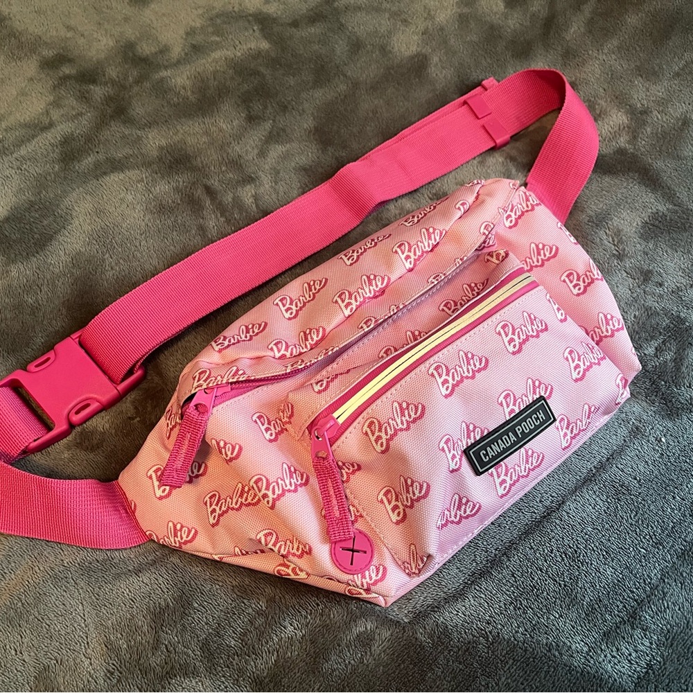 Vibrant Pink Crossbody Bag with Adjustable Strap